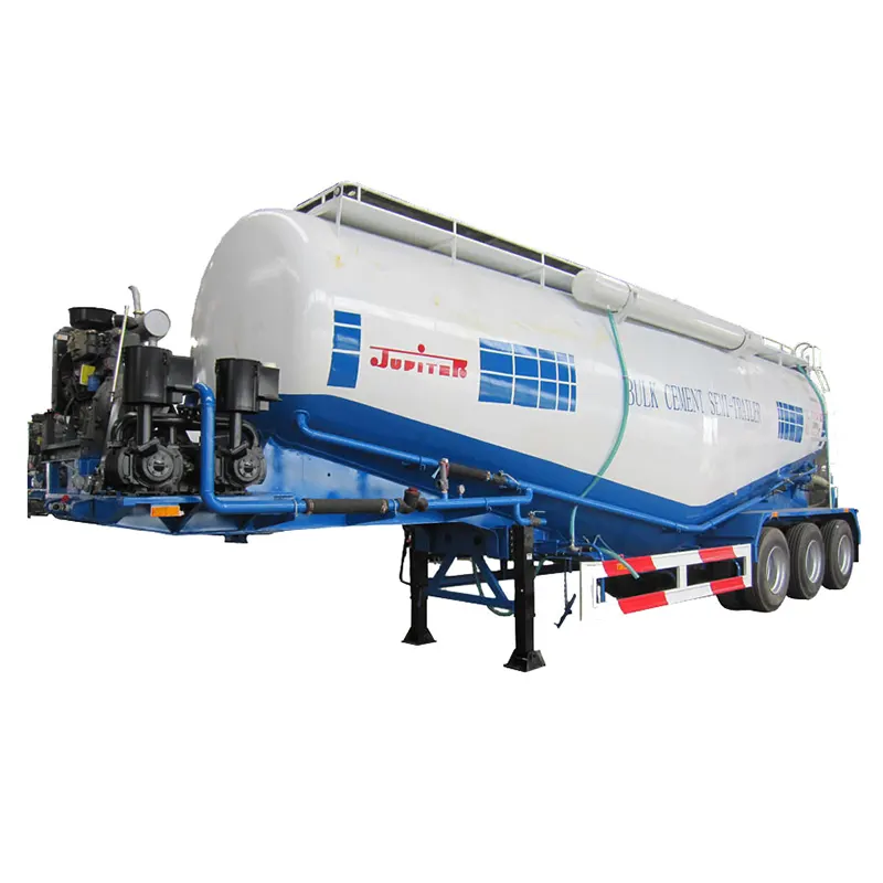 40cbm bulk cement tank semitrailer med luftkompressor